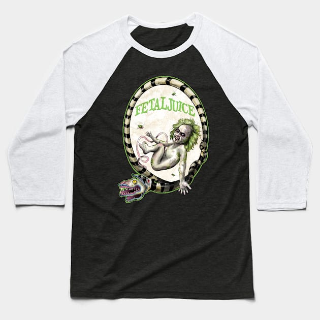 Fetaljuice Baseball T-Shirt by natearts